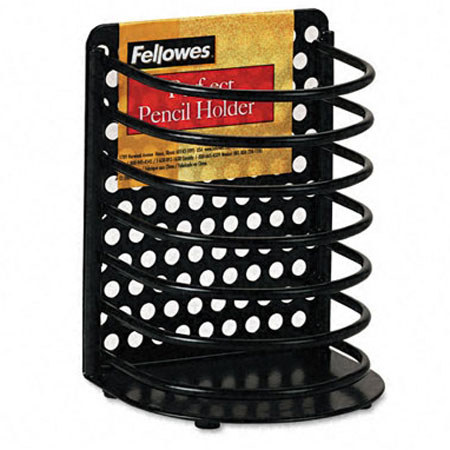 Fellowes Perf-ect Pencil Holder, Black