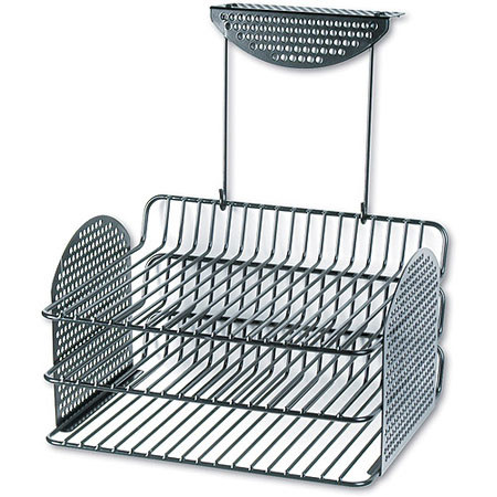 Fellowes Perf-ect Partition Additions Triple Tray, Black
