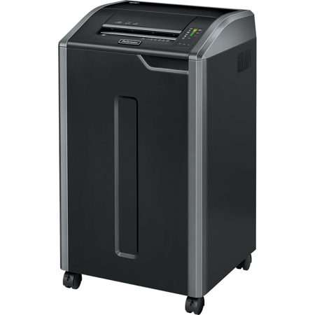 Fellowes Powershred C-425CI Cross Cut Shredder, 14fpm Shred Speed, 26 Sheets Capacity, Black/ Silver