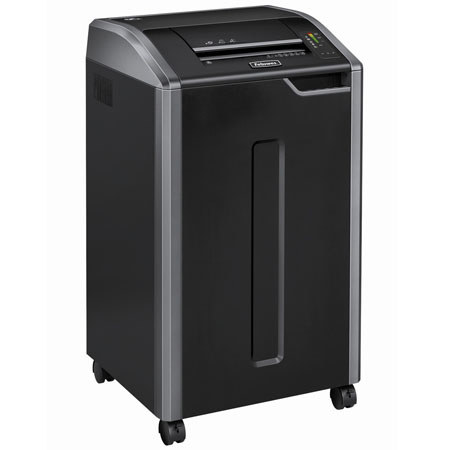 Fellowes Powershred C-420 Strip Cut Shredder, Black/Silver