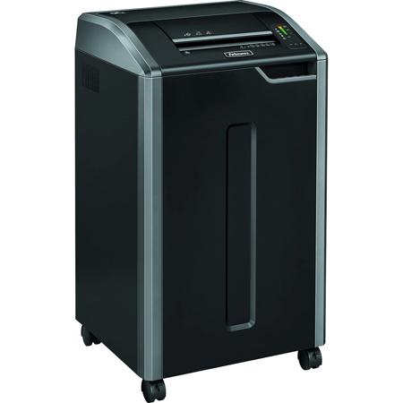 Fellowes Powershred C-420 Strip Cut Shredder, Black/Silver