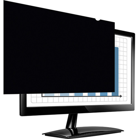 Fellowes Laptop/Flat Panel Privacy Filter - 24.0"/60.96cm Wide, Black