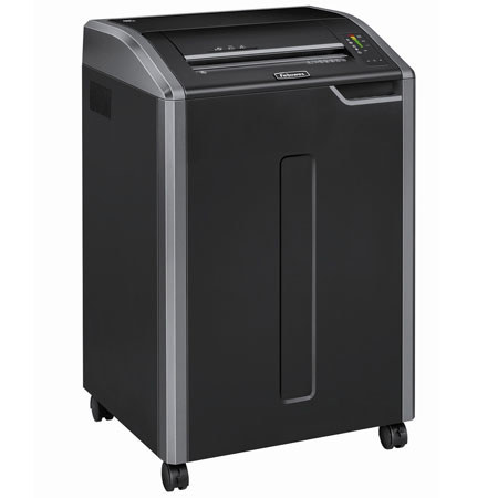 Fellowes Powershred C-480 Strip Cut Shredder, 20fpm Shred Speed, 38 Sheets Capacity, Black/ Silver
