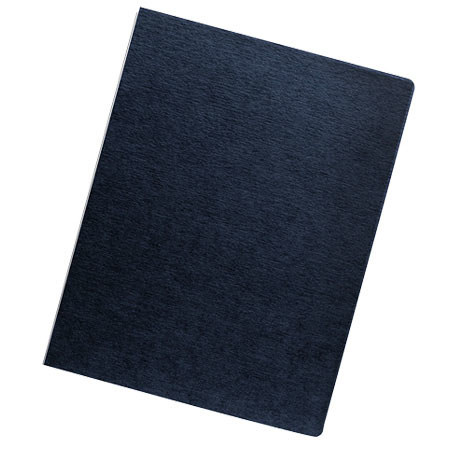 Fellowes Navy Linen Oversize Binding Covers, 50 Pack