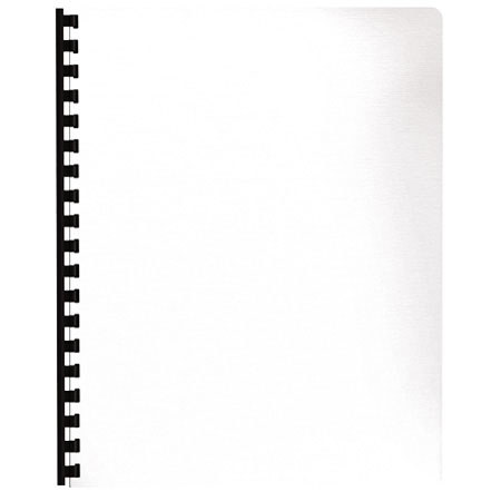 Fellowes White Linen Oversize Binding Covers, 50 Pack