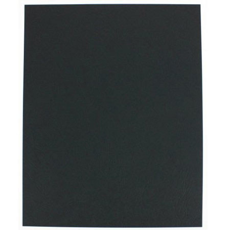 Fellowes Black Grain Letter Size Binding Covers, 25 Pack