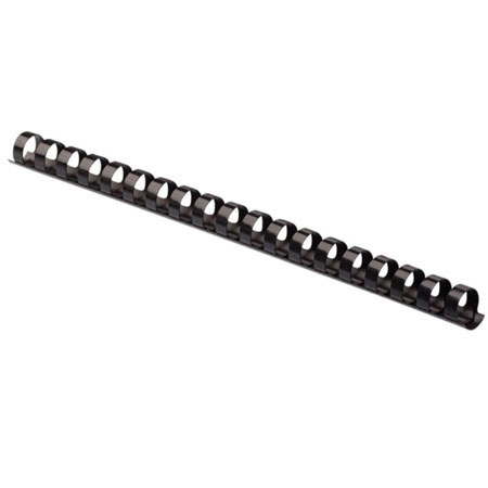 Fellowes Plastic 5/16" Comb Binding, 25 Pack, Black