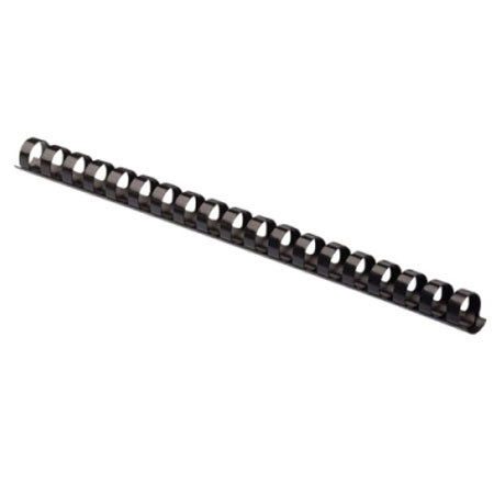 Fellowes Plastic 5/8" Comb Binding, 25 Pack, Black
