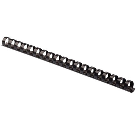 Fellowes Plastic 5/8" Comb Binding, 100 Pack, Black