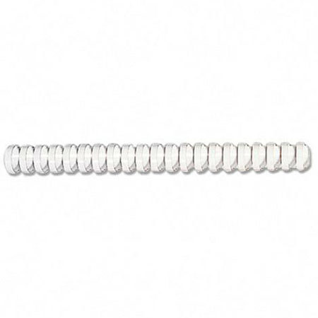 Fellowes Plastic 1/2" Comb Binding, 100 Pack, White