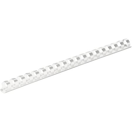 Fellowes Plastic 1/2" Comb Binding, 100 Pack, White