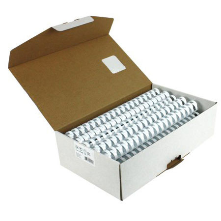 Fellowes Plastic 1" Comb Binding, 50 Pack, White