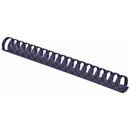 Fellowes Plastic 1/2" Comb Binding, 100 Pack, Navy