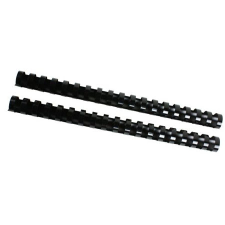 Fellowes Plastic 3/4" Comb Binding, 25 Pack, Black