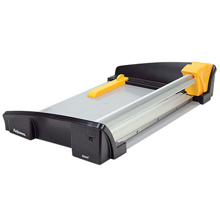 Fellowes Atom 180 Rotary Trimmer, Black/Silver