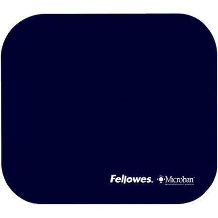 Fellowes Microban Mouse Pad, Blue