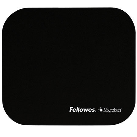 Fellowes Microban Mouse Pad, Black