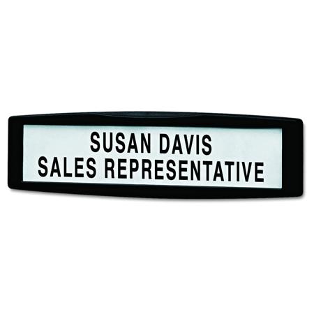 Fellowes Partition Additions Name Plate, Dark Graphite