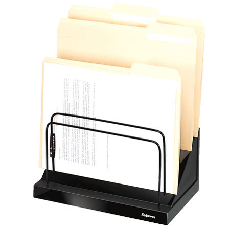 Fellowes Designer Suites Step File, Black/Pearl