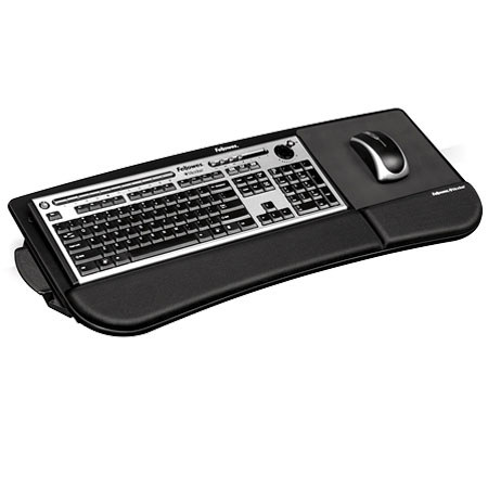 Fellowes Tilt N Slide Keyboard Manager, Black