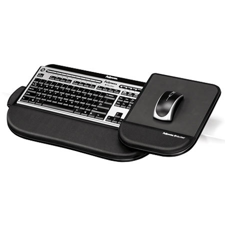 Fellowes Tilt N Slide Pro Keyboard Manager, Black
