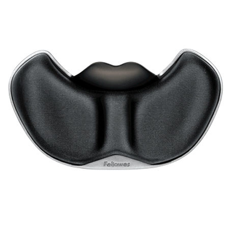 Fellowes Gliding Palm Support with Microban Protection, Graphite