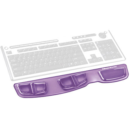 Fellowes Keyboard Palm Support with Microban Protection, Purple