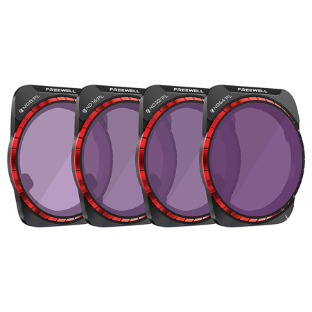 Freewell Bright Day ND/PL Hybrid Filter Kit for DJI Air 3, 4-Pack