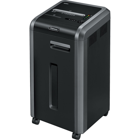 Fellowes Powershred C-225Ci Cross Cut Shredder, Black/Silver