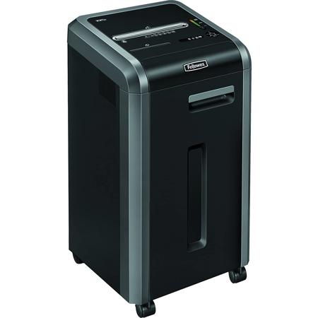 Fellowes Powershred C-225i Strip Cut Shredder, Black/Silver