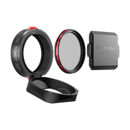 Freewell Real Lens Hood w/49mm CPL/Black Mist 1/4 Filter for Fujifilm X100,Black