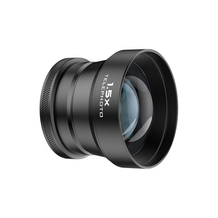 Freewell 1.5x Telephoto Lens for Fujifilm X100VI and X100V Cameras, Black