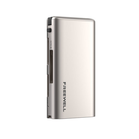 Freewell Pro Card Reader Plus with SD, CFexpress Type A/B & XQD Support, Champagne Gold