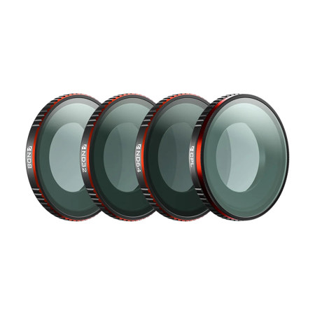 Freewell ND + CPL Standard Day Filter Kit for Insta360 GO Ultra Camera, 4-Pack