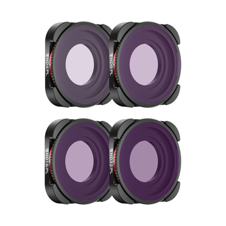 Freewell Hybrid ND/PL Bright Day Filter Bundle for Select GoPro HERO Cameras, 4-Pack