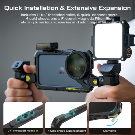 Freewell Genius Rig Cage for iPhone 16 Pro Max FW-IP16PM-GVK