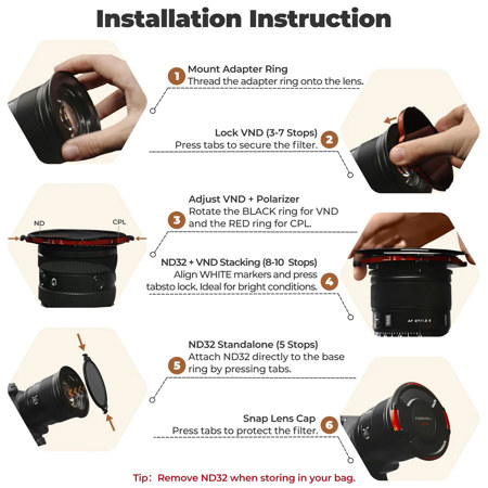 Freewell Real Locking Variable ND/CPL Mega Filter Kit FW-L1-MEGA