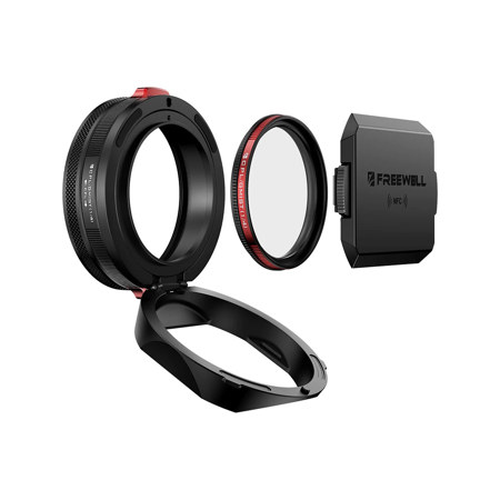 Freewell Real Lens Hood w/49mm CPL/Black Mist 1/4 Filter for Leica Q3 43, Black