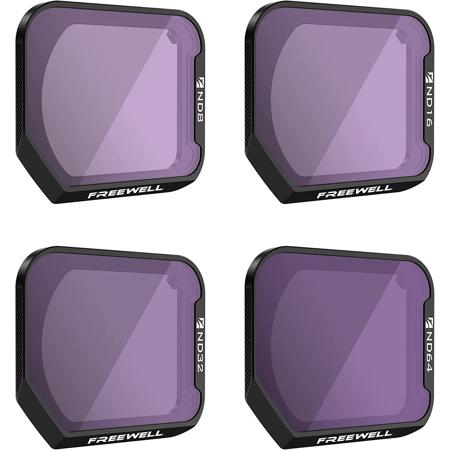 Freewell Standard Day ND Lens Filter Kit for DJI Mavic 3 Classic Drone, 4-Pack