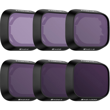 Freewell All Day ND Lens Filter Kit for DJI Mini 3 Pro Drone, 6-Pack