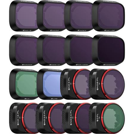 Freewell Mega Filter Kit with ND, ND/PL, CPL and UV for DJI Mini 3 Pro, 16-Pack