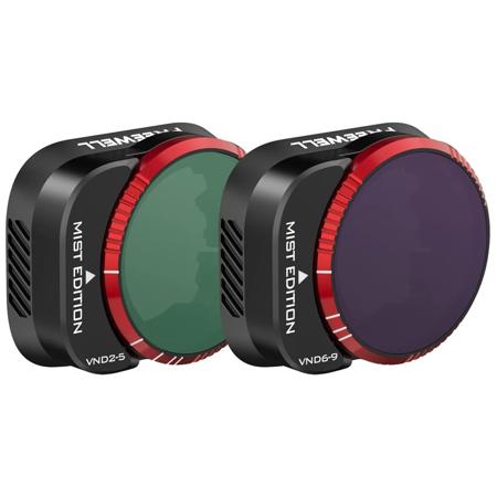 Freewell Mist Edition VND 2-5 Stop & 6-9 Stop Filters for DJI Mini 3 Pro, 2-Pack