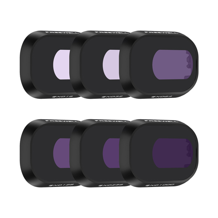 Freewell All Day ND Lens Filter Kit for DJI Mini 4 Pro Drone, 6-Pack