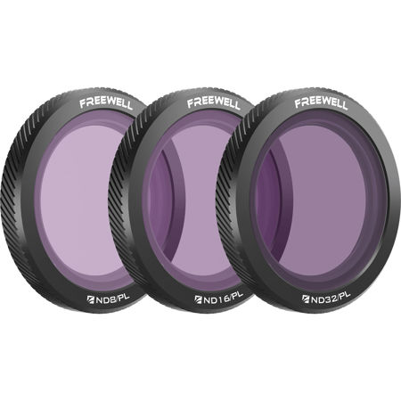 Freewell Bright Day ND/PL Hybrid Magnetic Filter Kit for DJI Neo Drone, 3-Pack