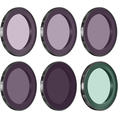 Freewell All Day ND + CPL Lens Filter Kit for DJI Osmo Action 4 Camera, 6-Pack
