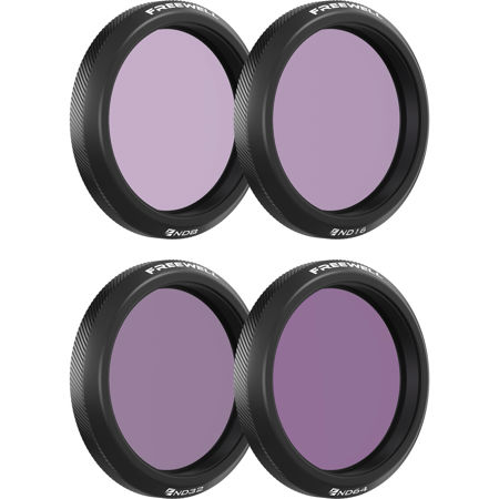 Freewell Standard Day ND Filter Kit for DJI Osmo Action 5 Pro/4/3 Camera, 4-Pack