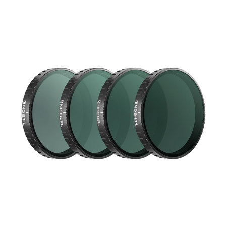 Freewell Bright Day ND/PL Filter Kit for DJI Osmo Action 6 Camera, 4-Pack