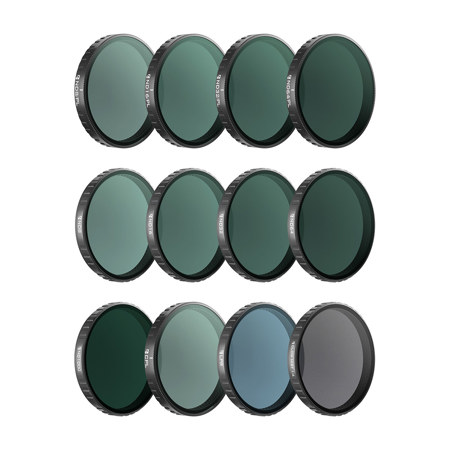 Freewell Mega Filter Kit for DJI Osmo Action 6 Camera, 12-Pack