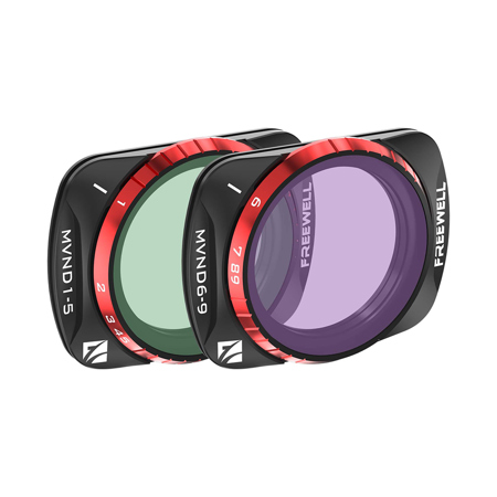Freewell Mist Variable ND 1-5 and 6-9 Stop Filters for DJI Osmo Pocket 3, 2-Pack