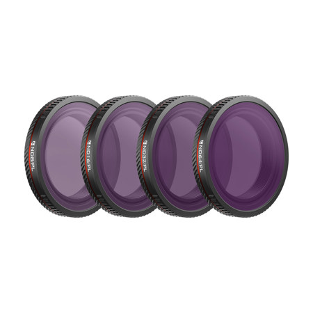 Freewell Bright Day ND/PL Filter Kit for DJI Osmo Nano Action Camera, 4-Pack